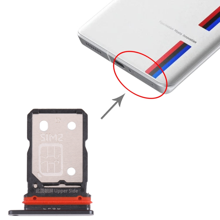 Pour vivo iQOO 8 Plateau de carte SIM + Plateau de carte SIM