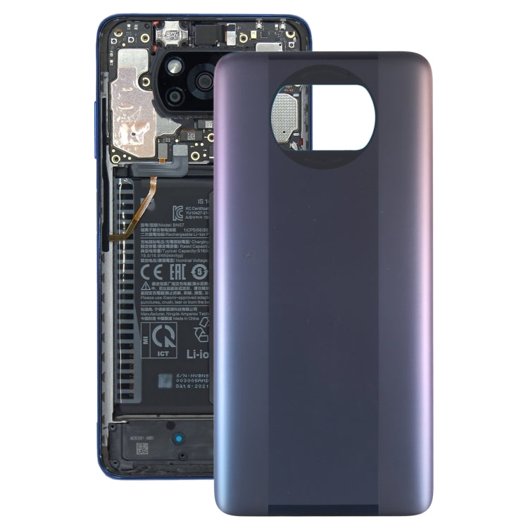Cache arrière de batterie d'origine pour Xiaomi Poco X3 Pro M2102J20SG