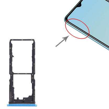 Pour vivo Y20G / Y20s (G) Plateau de carte SIM + Plateau de carte SIM + Plateau de carte Micro SD