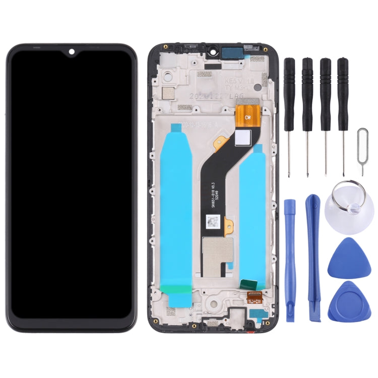 Écran LCD d'origine et numériseur assemblage complet avec cadre pour Tecno Spark Go 2020 / Spark 6 Go KE5J