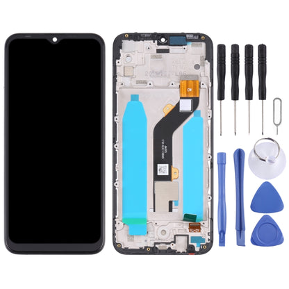 Écran LCD d'origine et numériseur assemblage complet avec cadre pour Tecno Spark Go 2020 / Spark 6 Go KE5J