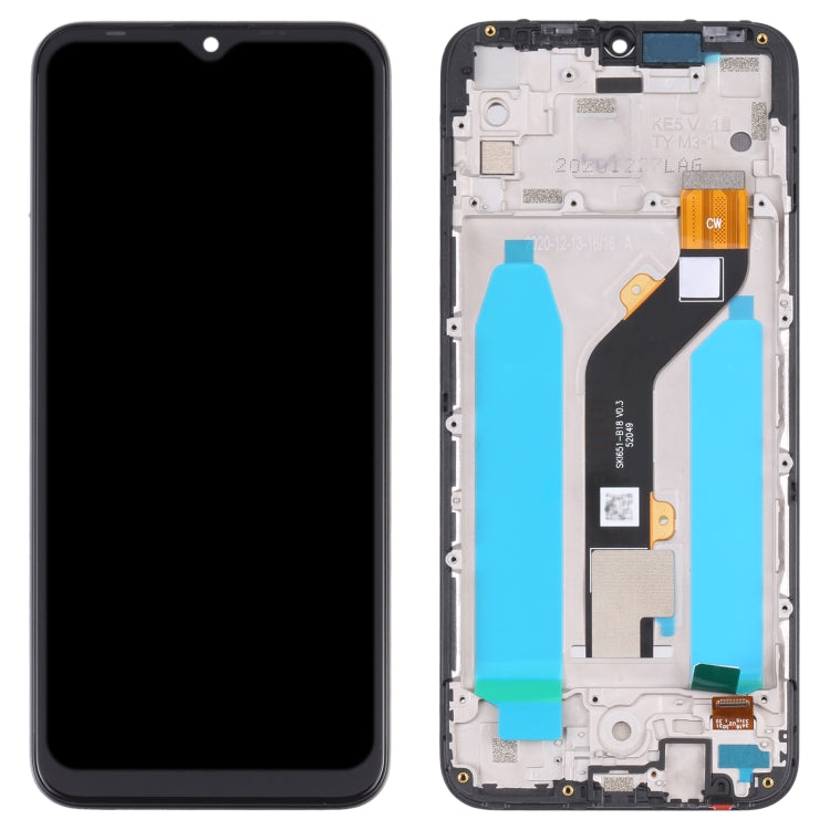 Écran LCD d'origine et numériseur assemblage complet avec cadre pour Tecno Spark Go 2020 / Spark 6 Go KE5J