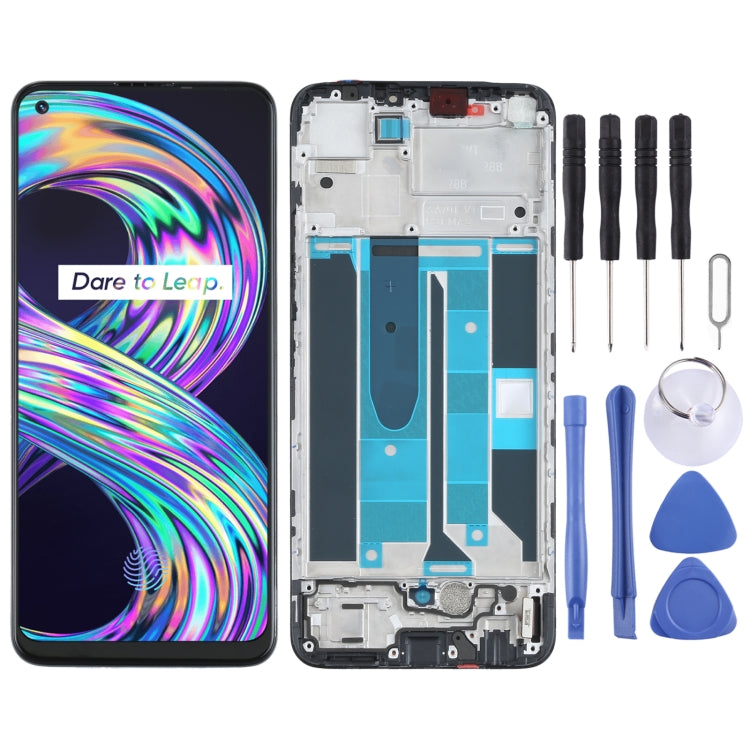 Écran LCD et numériseur complet avec cadre pour OPPO Realme 8 4G