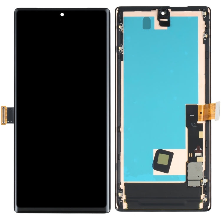 Écran LCD matériel AMOLED et assemblage complet de numériseur avec cadre pour Google Pixel 6 Pro