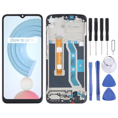 Écran LCD d'origine et numériseur complet avec cadre pour OPPO Realme C21Y / Realme C25Y