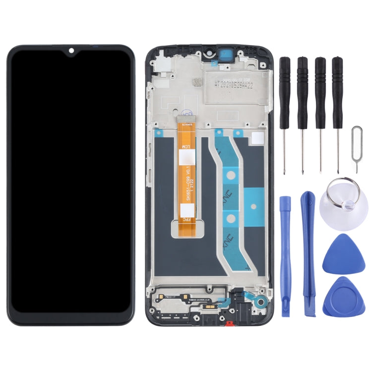 Écran LCD d'origine et numériseur complet avec cadre pour OPPO Realme C21Y / Realme C25Y