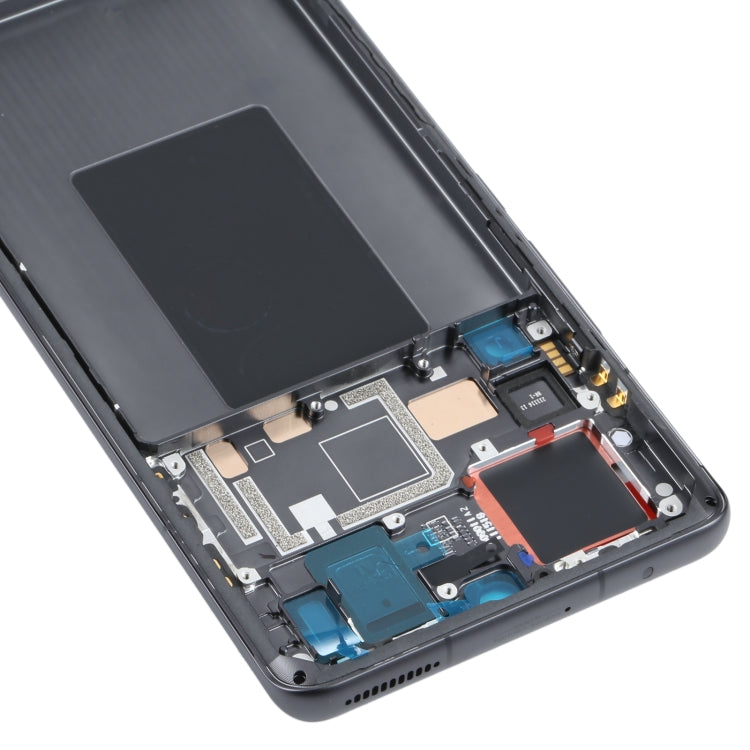 Plaque de lunette de cadre LCD de boîtier avant d'origine pour Xiaomi 12 Pro / 12 dimensions / 12S Pro