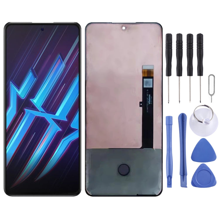 Écran LCD matériel AMOLED et numériseur assemblage complet pour ZTE Nubia Red Magic 6R NX666J, For ZTE Nubia RedMagic 6R(AMOLED)