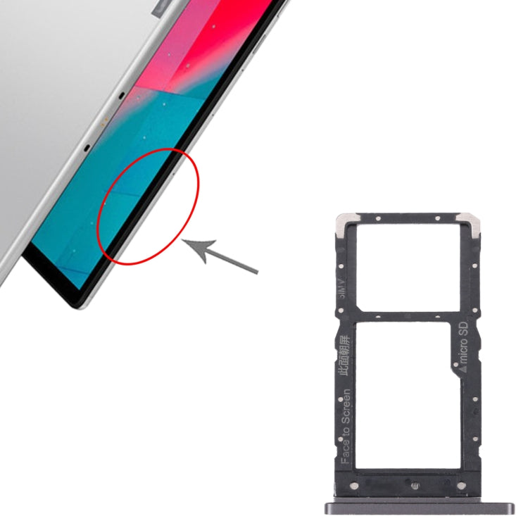 Pour Lenovo Tab M10 Plus TB-X606F TB-X606X plateau de carte SIM + plateau de carte Micro SD