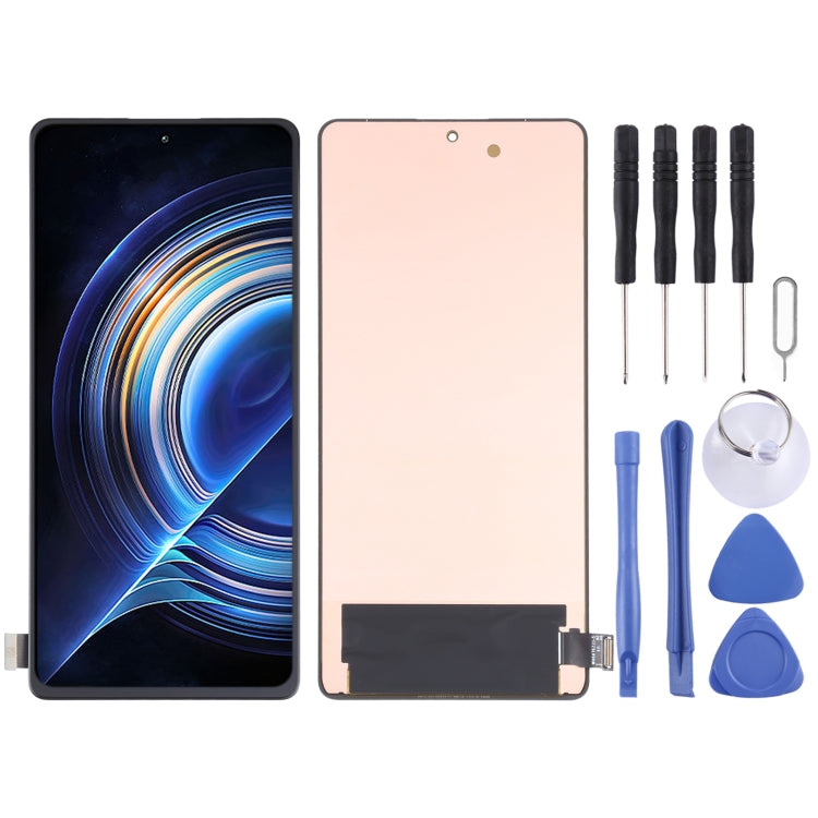 Ensemble complet d'écran LCD et de numériseur d'origine en matériau OLED pour Xiaomi Redmi K50 Gaming/Poco F4 GT