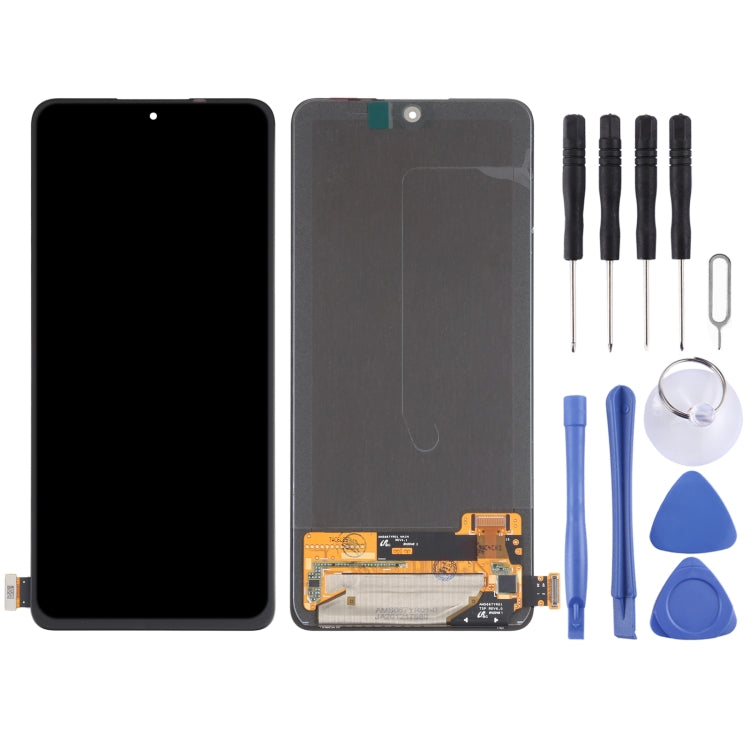 Matériau Super AMOLED Écran LCD et numériseur d'origine Assemblage complet pour Xiaomi Redmi Note 11 Pro 4G / Redmi Note 11 Pro 5G / Redmi Note 11 Pro+ 5G (Inde) / Redmi Note 11E Pro 5G / Redmi Note 11 Pro+ 5G
