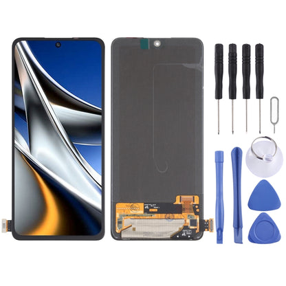 Matériau AMOLED Écran LCD d'origine et numériseur Assemblage complet pour Xiaomi Poco X4 Pro 5G