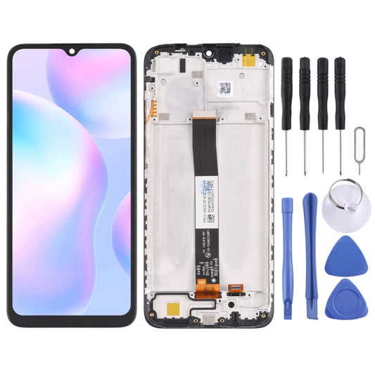 Écran LCD d'origine et numériseur complet avec cadre pour Xiaomi Redmi 9A / Redmi 9C / Redmi 9C NFC / Redmi 9AT / Redmi 9i / Redmi 9 Activ / Poco C31 / Redmi 10A