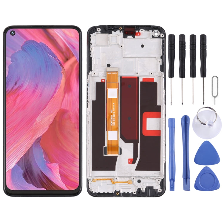 Écran LCD d'origine et numériseur complet avec cadre pour OPPO A74 5G CPH2197 CPH2263