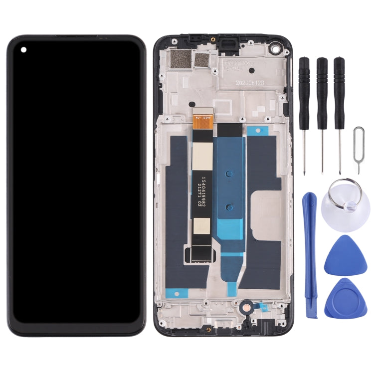 Écran LCD et numériseur complet avec cadre pour OPPO Realme 8 5G