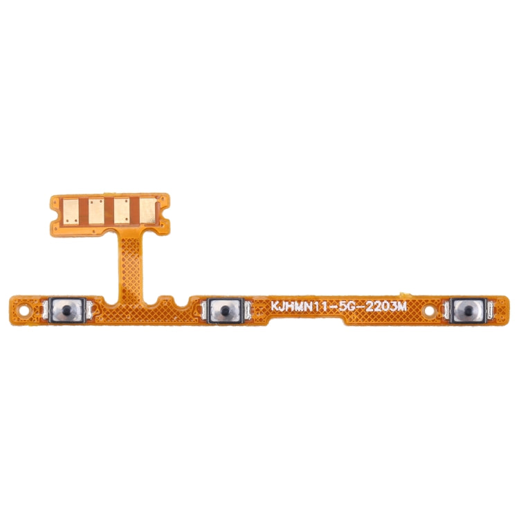 Câble flexible pour bouton d'alimentation et bouton de volume, pour Xiaomi Redmi Note 11 (Chine) 21091116AC / Redmi Note 11T 5G 21091116AI