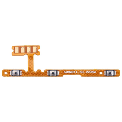 Câble flexible pour bouton d'alimentation et bouton de volume, pour Xiaomi Redmi Note 11 (Chine) 21091116AC / Redmi Note 11T 5G 21091116AI