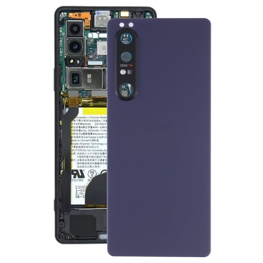 Cache arrière de batterie d'origine avec objectif d'appareil photo pour Sony Xperia 1 III
