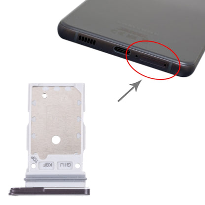 Pour Samsung Galaxy S21 FE 5G SM-G990B Plateau de carte SIM d'origine + Plateau de carte SIM
