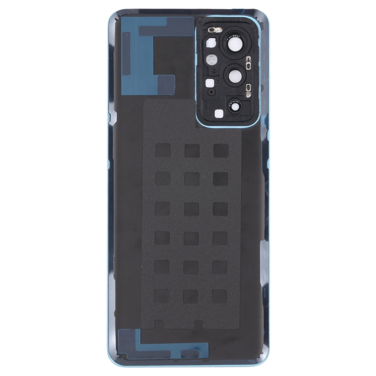 Couvercle arrière de batterie en verre d'origine pour OnePlus 9RT 5G MT2110 MT2111, avec objectif d'appareil photo