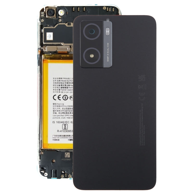 Couvercle arrière de batterie d'origine pour OPPO A77 5G / A77s, avec couvercle d'objectif d'appareil photo
