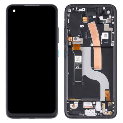 Écran LCD matériel AMOLED et numériseur complet avec cadre pour Asus Zenfone 8 ZS590KS