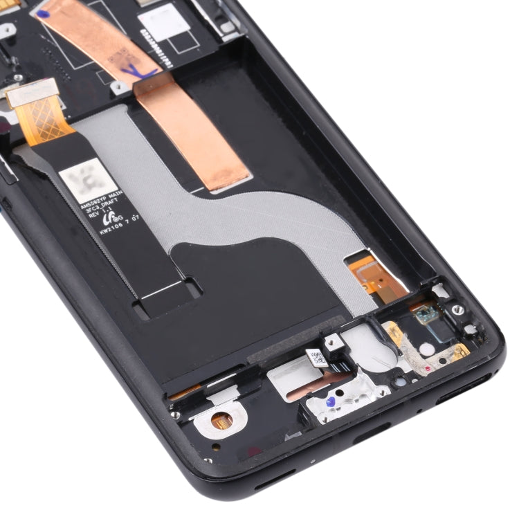Écran LCD matériel AMOLED et numériseur complet avec cadre pour Asus Zenfone 8 ZS590KS