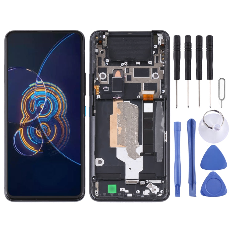 Écran LCD et numériseur complet avec cadre pour Asus Zenfone 8 Flip ZS672KS