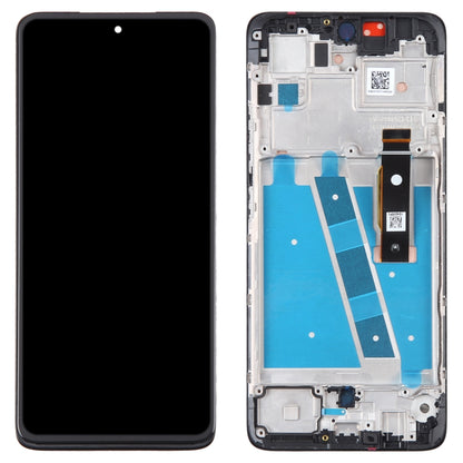 Écran LCD d'origine pour Motorola Moto G72, assemblage complet avec cadre