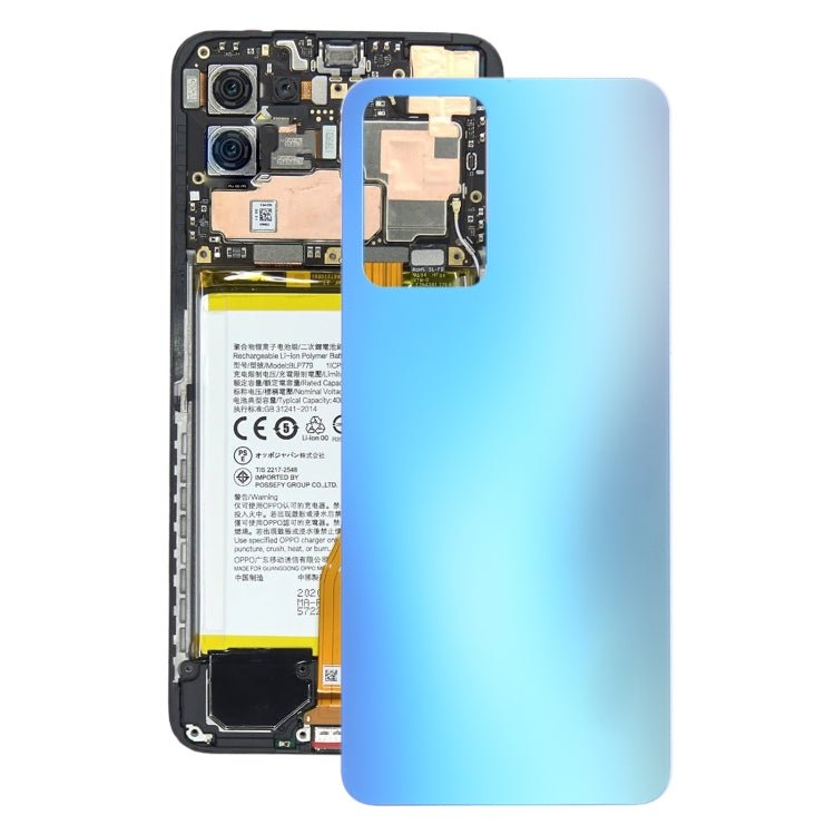Pour OPPO Reno7 5G Chine Couvercle arrière de la batterie en verre