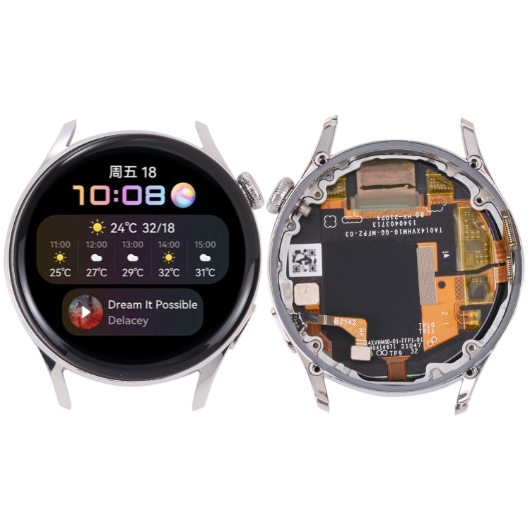 Écran LCD d'origine et numériseur complet avec cadre pour Huawei Watch 3