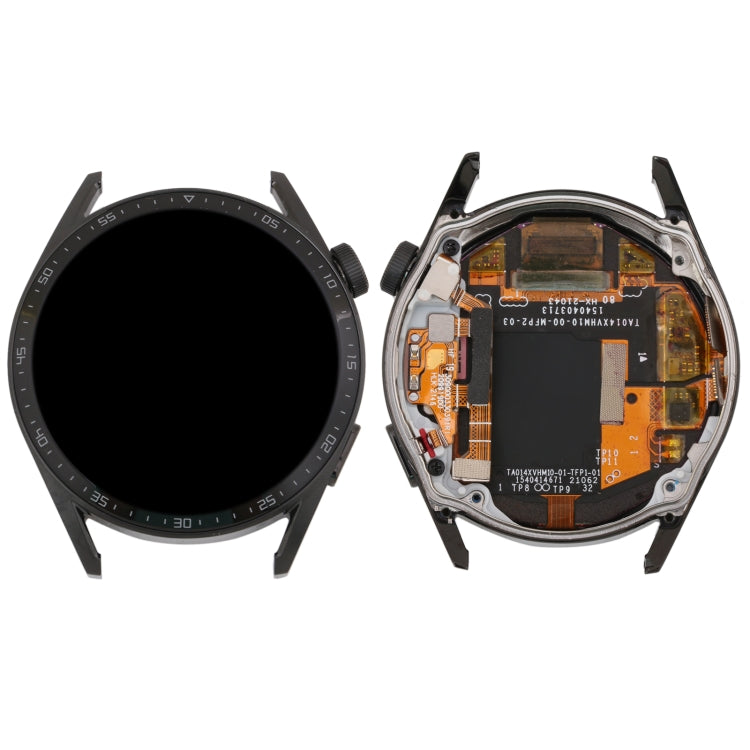 Écran LCD et numériseur d'origine, édition double câble, assemblage complet avec cadre pour Huawei Watch GT 3 46mm JPT-B19