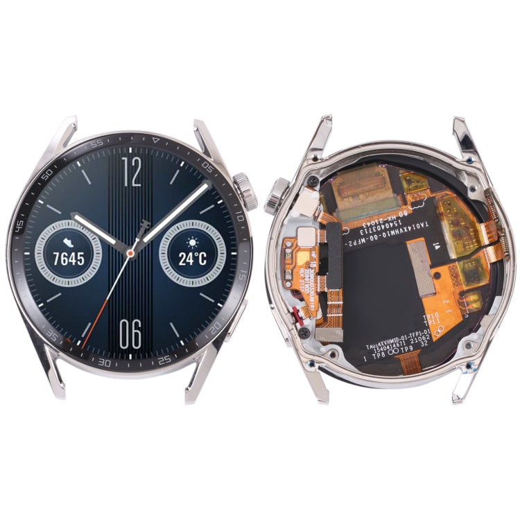 Écran LCD et numériseur d'origine, édition double câble, assemblage complet avec cadre pour Huawei Watch GT 3 46mm JPT-B19