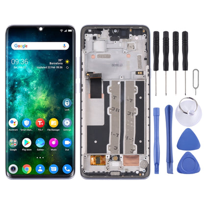 Écran LCD d'origine et numériseur complet avec cadre pour TCL 10 Plus