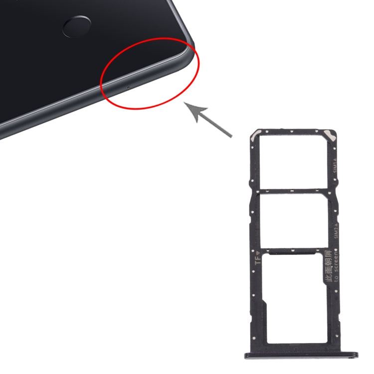 Tiroir Carte SIM + Tiroir Carte SIM / Tiroir Carte Micro SD pour Huawei Enjoy 20e