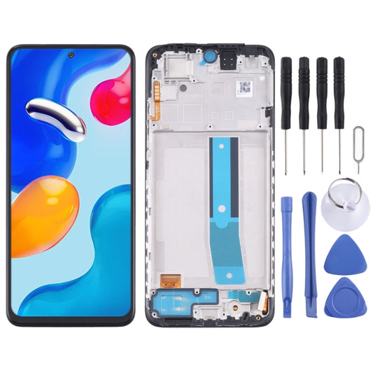 Écran LCD d'origine et numériseur complet avec cadre pour Xiaomi Redmi Note 11S 4G/Poco M4 Pro