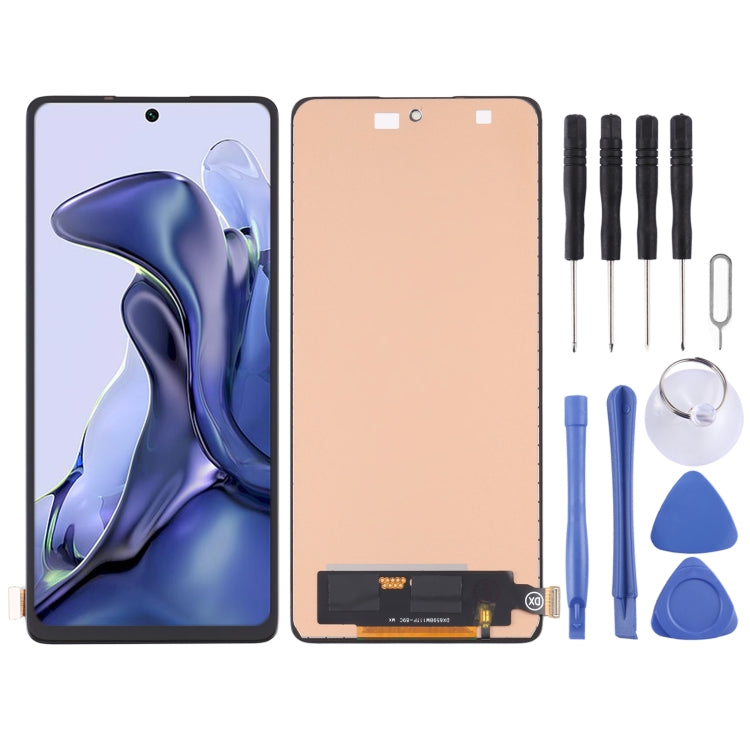 Écran LCD matériel TFT et assemblage complet de numériseur pour Xiaomi 11T / 11T Pro