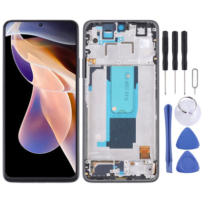 Écran LCD d'origine et numériseur complet avec cadre pour Xiaomi Redmi Note 11 Pro Chine/Redmi Note 11 Pro+ 5G/11i/11i HyperCharge
