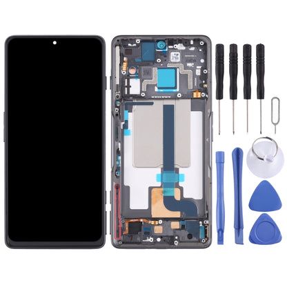 Écran LCD d'origine et numériseur complet avec cadre pour Xiaomi Redmi K50 Gaming/Poco F4 GT