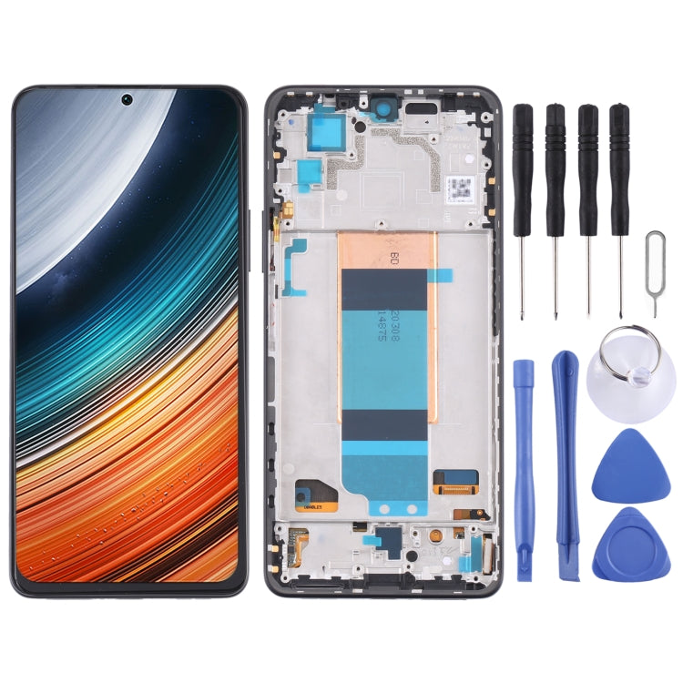 Écran LCD d'origine et numériseur complet avec cadre pour Xiaomi Redmi K40S