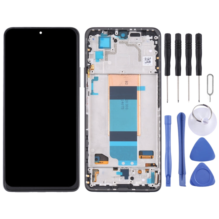 Écran LCD d'origine et numériseur complet avec cadre pour Xiaomi Redmi K40S