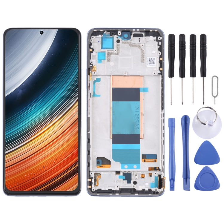 Écran LCD d'origine et numériseur complet avec cadre pour Xiaomi Redmi K40S