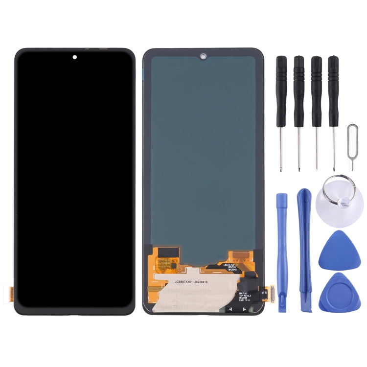 Ensemble complet d'écran LCD et de numériseur en matériau OLED pour Xiaomi Redmi K40/Redmi K40 Pro/Redmi K40 Pro+/11i/11X/11X Pro/Poco F3/Black Shark 4/Black Shark 4 Pro/Black Shark 4S/Black Shark 4S Pro