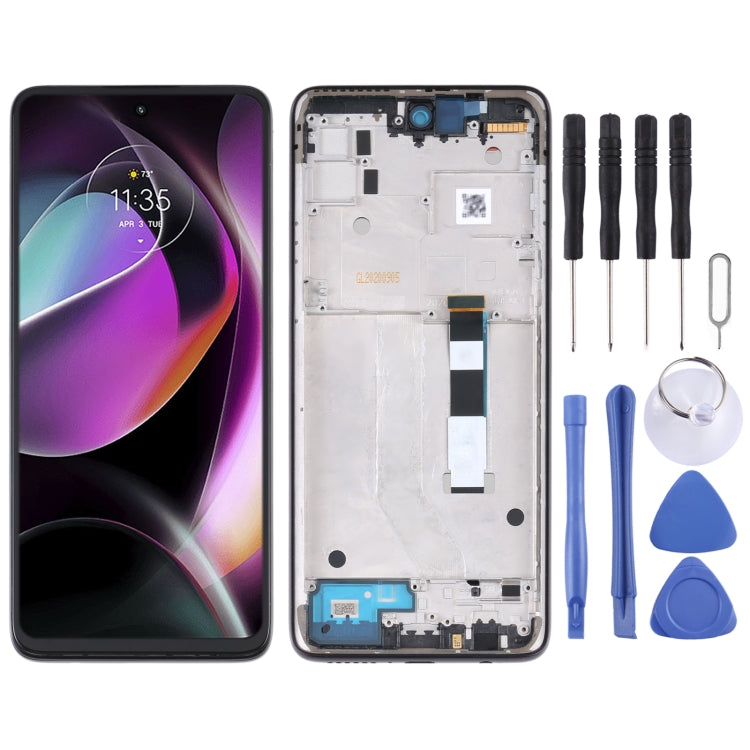 Écran LCD et numériseur complet avec cadre pour Motorola Moto G 5G