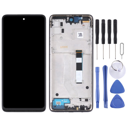 Écran LCD et numériseur complet avec cadre pour Motorola Moto G 5G
