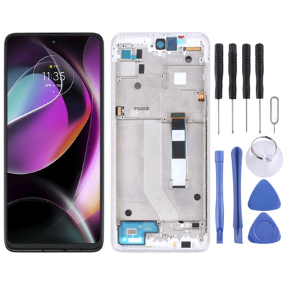 Écran LCD et numériseur complet avec cadre pour Motorola Moto G 5G