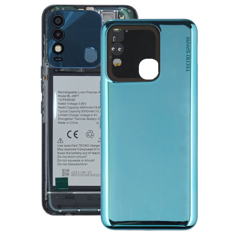 Couvercle arrière de batterie d'origine pour Tecno Spark 8T KG6p