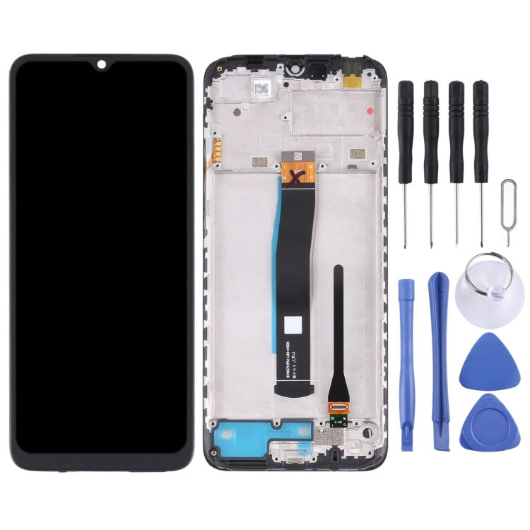 Écran LCD d'origine et numériseur complet avec cadre pour Xiaomi Redmi 10C/Redmi 10 India/Poco C40