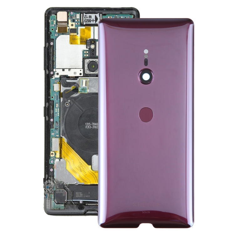 Cache arrière de batterie d'origine avec empreinte digitale pour Sony Xperia XZ3