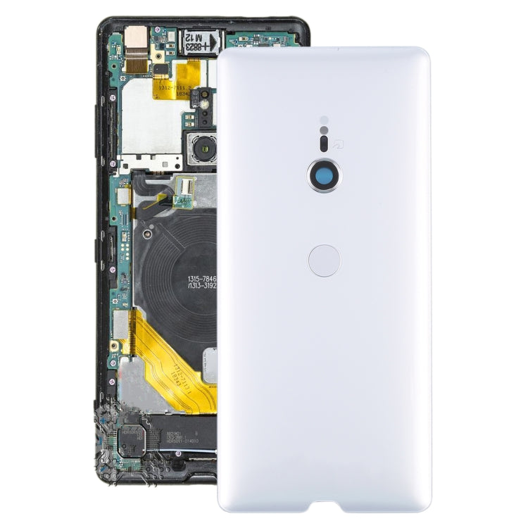 Cache arrière de batterie d'origine avec empreinte digitale pour Sony Xperia XZ3